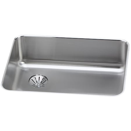 Elkay Lustertone Stainless Steel 25-1/2 X 19-1/4 X 8 Single Bowl Undermount Sink With Perfect Drain ELUH2317LPD